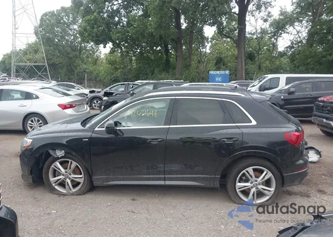 2020 Audi Q3 Premium 45 Tfsi S Line Quattro Tiptronic из США, поврежденный, VIN WA1DECF31L1041381